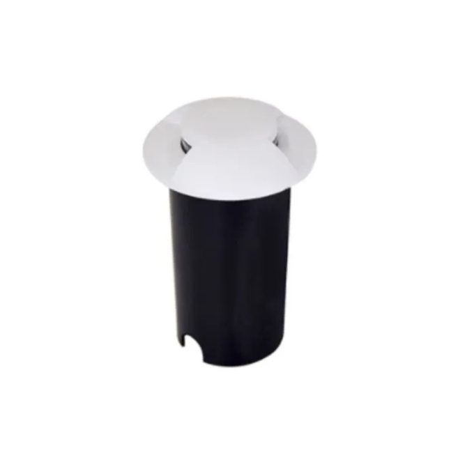 Embutido de Solo Nordecor Zola Branco Duplo Facho 1 watt 24° IP67 3000K Ø60x94mm 6155