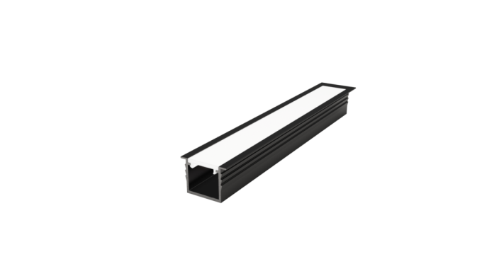 Perfil Embutido Sob Medida MK Iluminação Slim 16,9x11,8mm (Somente Perfil) ALP15