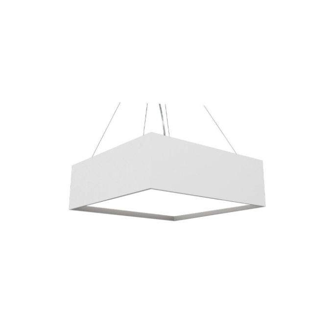 Pendente Fox Lustres Madeira Clean Quadrado 6L E27 700x700x150mm 802