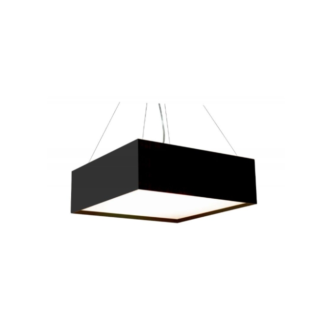 Pendente Fox Lustres Madeira Clean Quadrado 6L E27 700x700x150mm 802