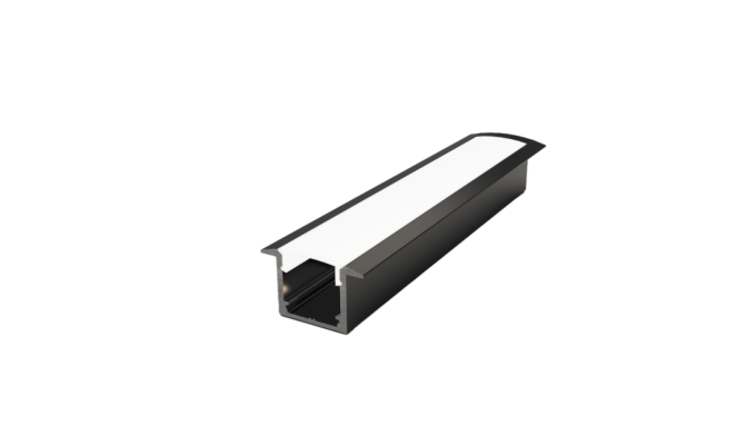 Perfil Embutido Sob Medida MK Iluminação 25x15mm (Somente Perfil) ALP03