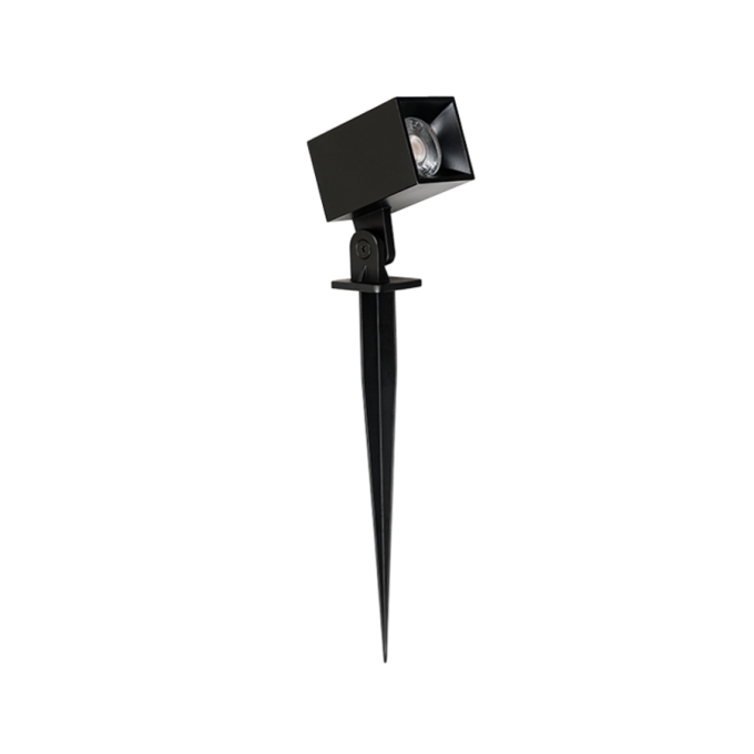 Espeto Jardim Stella Hide Recuado 5 Watts 36° 3000K IP67 Preto STH8723/30
