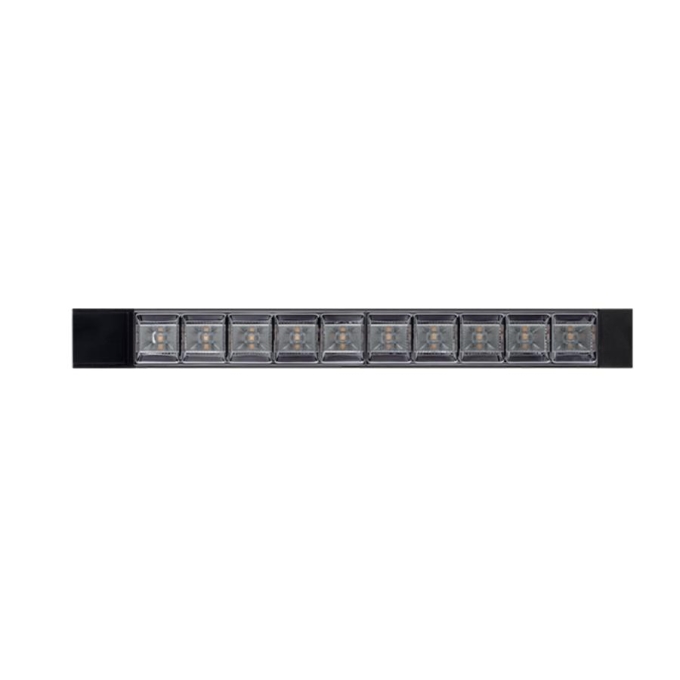 Luminária de Luz Pontual Stella Linha Trace Preto 14 watts 3000K Bivolt 325x45x35mm STL22466PTO/30