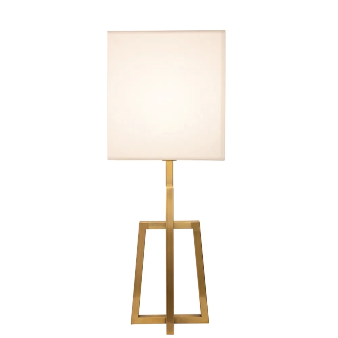 Base para Abajur Bella Veneto Dourado 1L E27 220x180x525mm MI004 (Sem Cúpula)