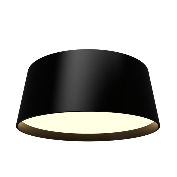 Plafon Accord Cônico Liso 3L E27 Ø450x280mm 5100