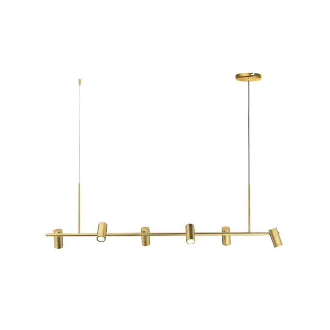Pendente Spotline Foco 6L MR11 Alumínio 1220x50mm 1006/6 