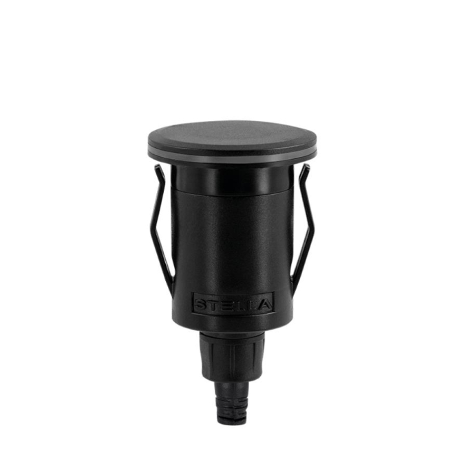 Balizador Solo Stella Way Ring 1 Watt 3000K IP67 24V Ø41x73mm Preto STL22715/30