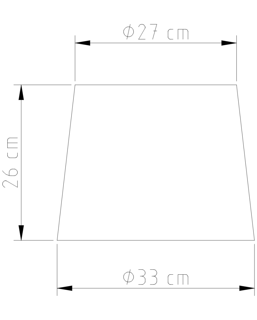 Abajur Golden Art Hampton Latão e Madeira 1L E27 630mm M029LT