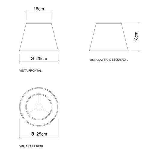 Abajur Golden Art Mittos Latão e Madeira 560mm 1L E27 M664LT