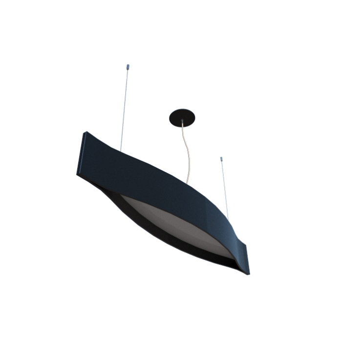 Pendente Fox Lustres Led Madeira Clean 68 watts 3000K 1900x230x150mm 702
