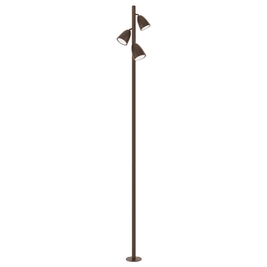 Poste TKS Spy Triplo Movel 3L E27 Par30 300x300x2600mm 1501