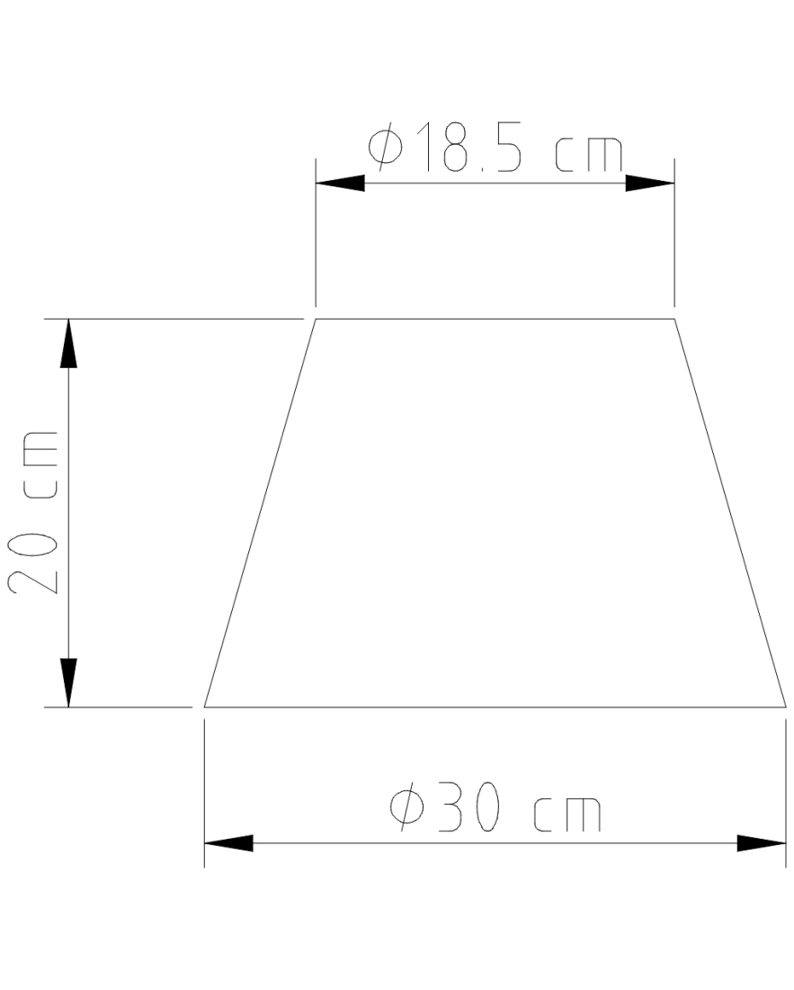 Abajur Golden Art Slim Telescópico Base Redonda 500-680mm 1L E27 M604PI