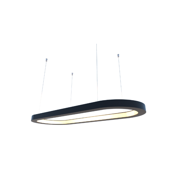 Pendente Fox Lustres Led Madeira 32 watts 3000K 700x280x40mm 886