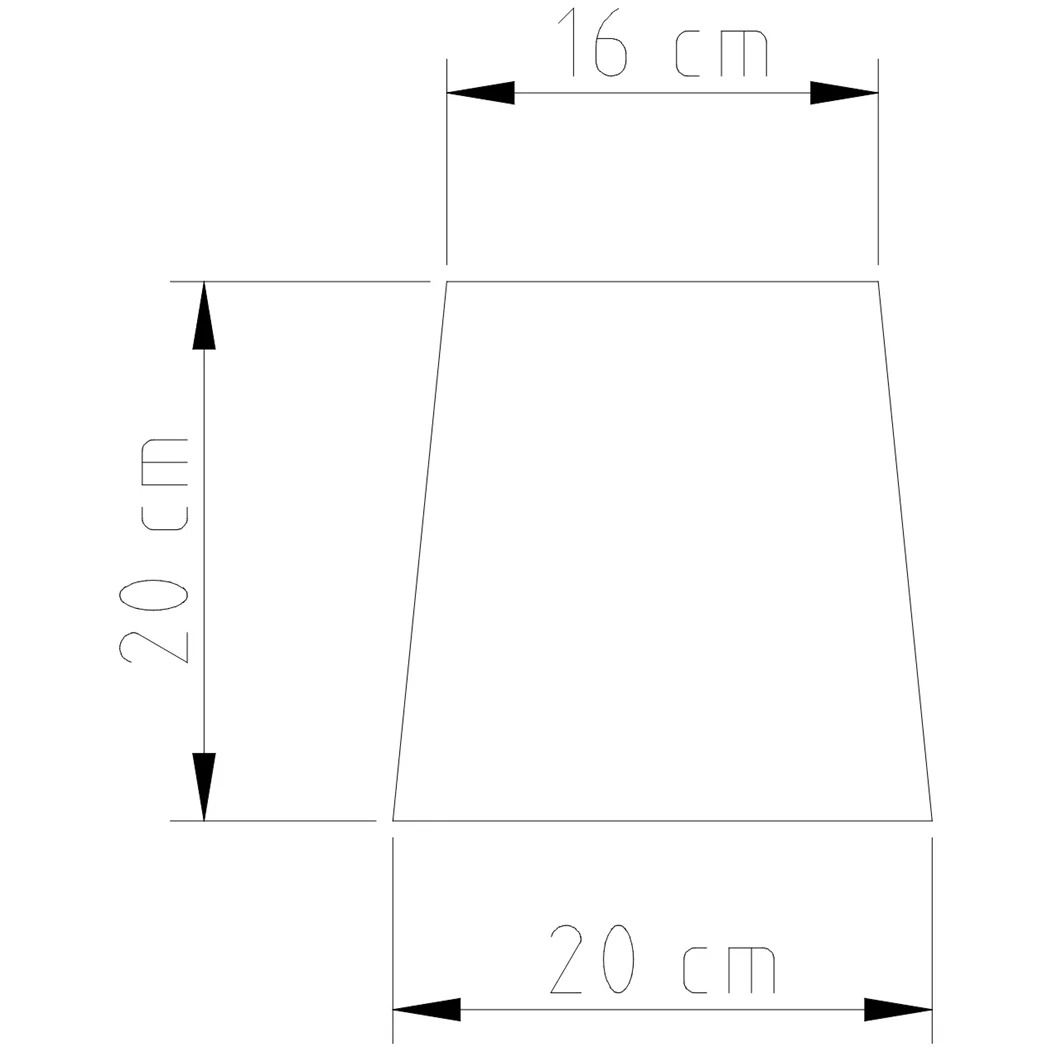 Abajur Golden Art Slim Cristal Palito Base Quadrada Transparente 410mm 1L E27 M698LT