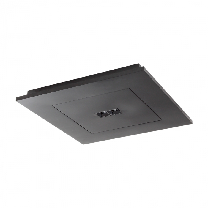 Plafon Spotline Infinity 29 watts + 2 Focos 4 watts Bivolt 40x320x320mm 1054/32