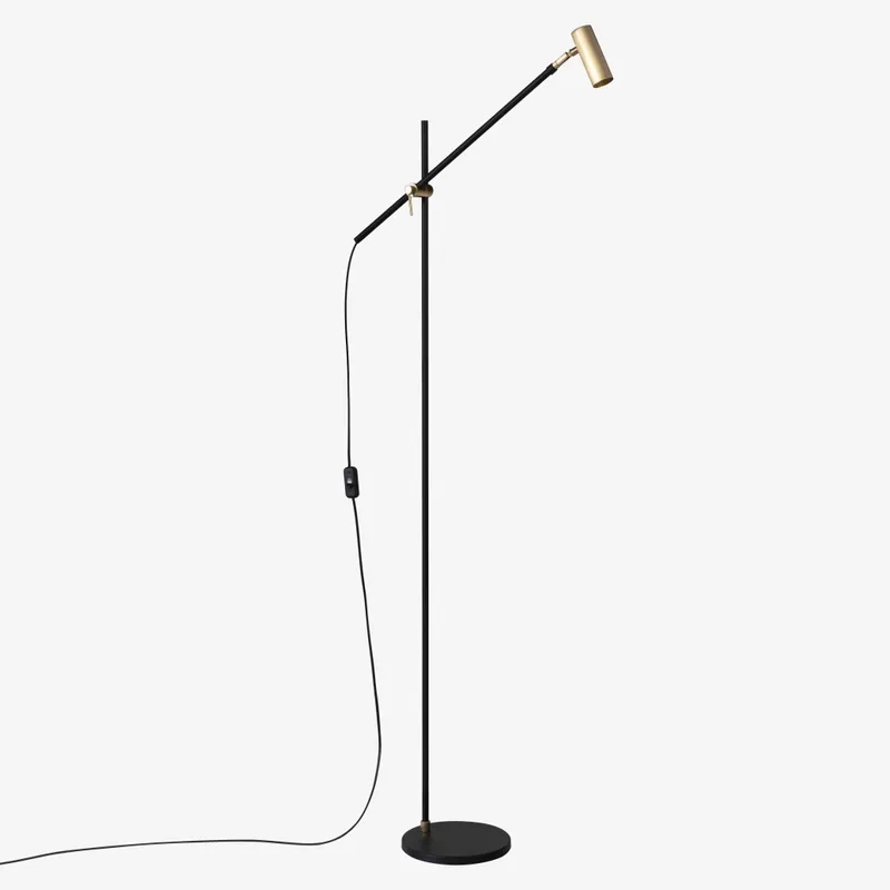 Coluna de Chão Golden Art Grayce 1L GU10 1370-1650mm C2160PI