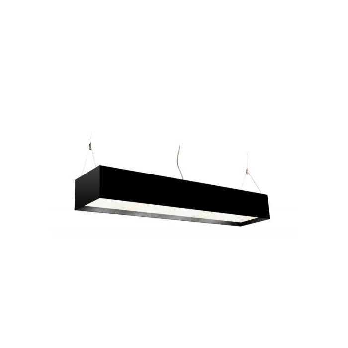 Pendente Fox Lustres Madeira Clean 2L Tubular T8 1000x130x100mm L100