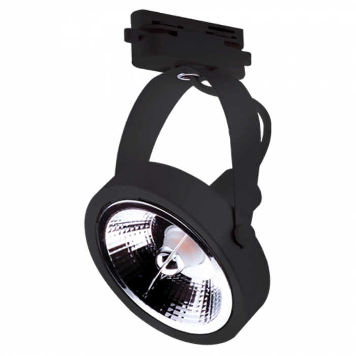 Spot Disco para Trilho Pix Disco Preto AR111 GU10 Bivolt Ø120x167mm 36506048