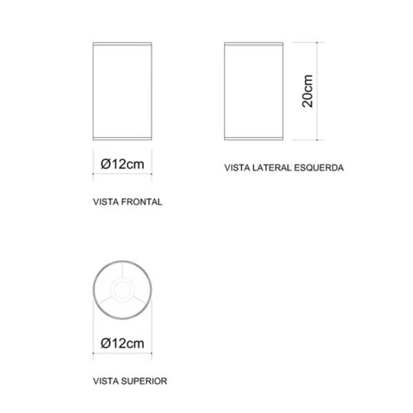 Arandela Golden Art Los Angeles 1 Braço 1L E27 300mm P319-1PI