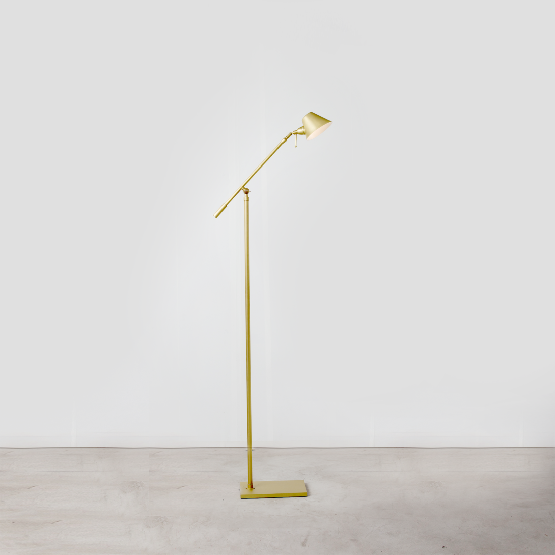 Coluna Golden Art Zull Articulada Base Retangular 1L G9 1600mm C786PI