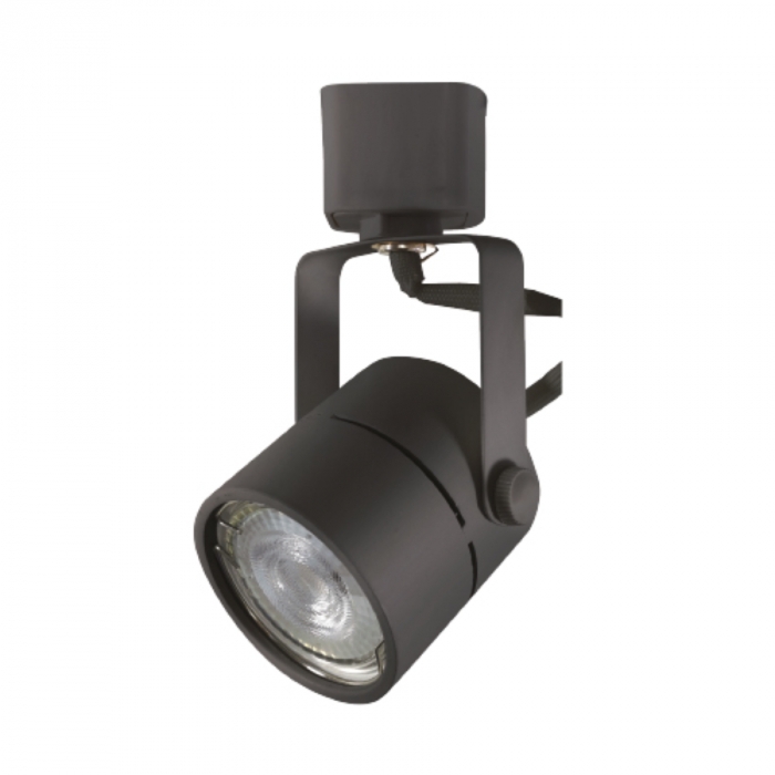 Spot para Trilho Pix Fenda Redondo Preto Dicroica GU10 Bivolt Ø60x145mm 36506040