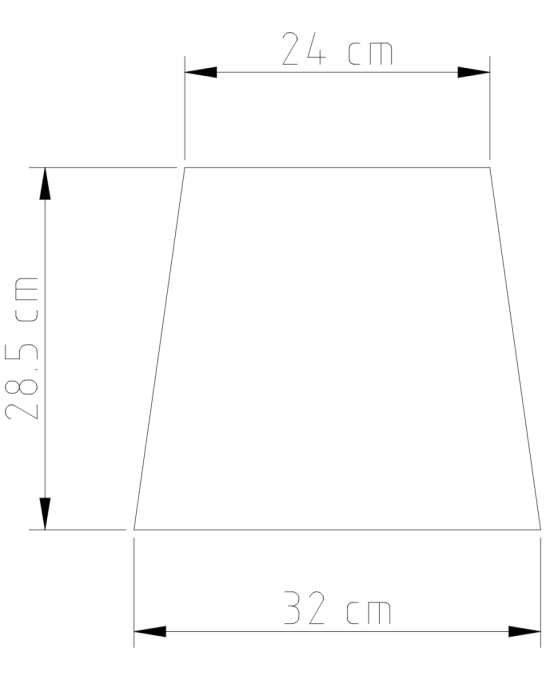 Abajur Golden Art Pirâmide Latão e Madeira 650mm 1L E27 M662LT