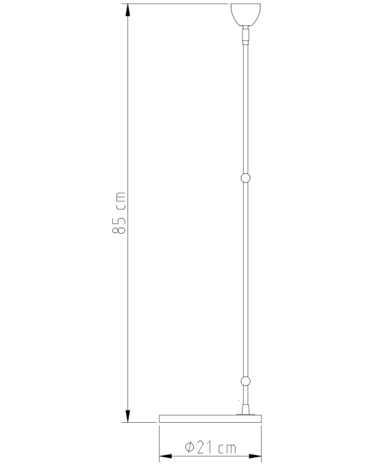 Abajur Golden Art Classic Articulada 600mm 1L E27 M629PI