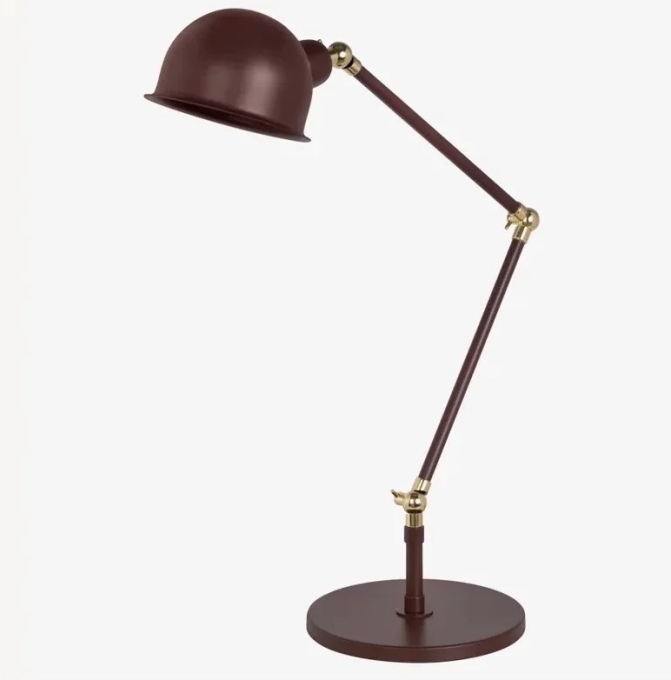 Abajur Golden Art Baboo 2 Articulações Braço de 200mm 1L E27 500mm M1060-20-207PI