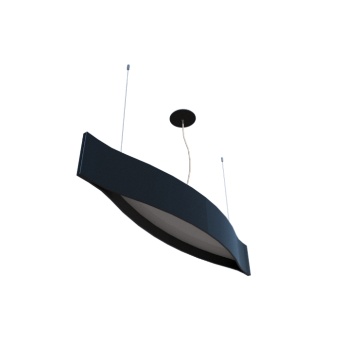 Pendente Fox Lustres Led Madeira Clean 68 watts 3000K 1900x230x150mm 702