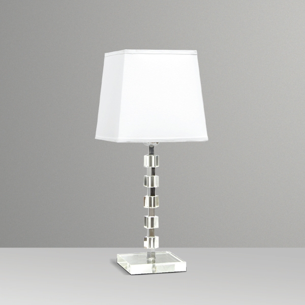 Abajur Golden Art Cubo 25 5 Cubos de Vidro Cristal 470mm 1L E27 M095LT