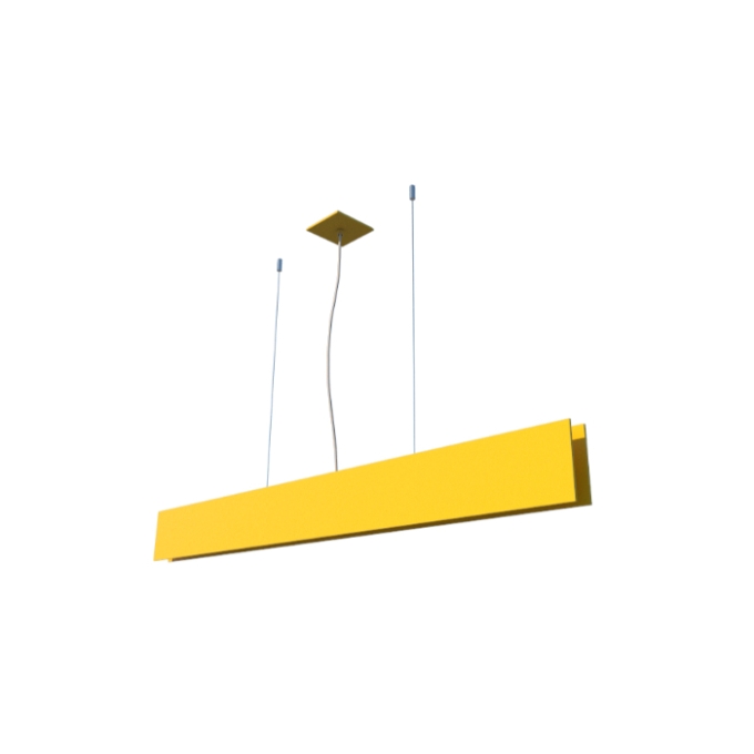 Pendente Fox Lustres Led Madeira 23 watts 3000K 110x1350x60mm L104