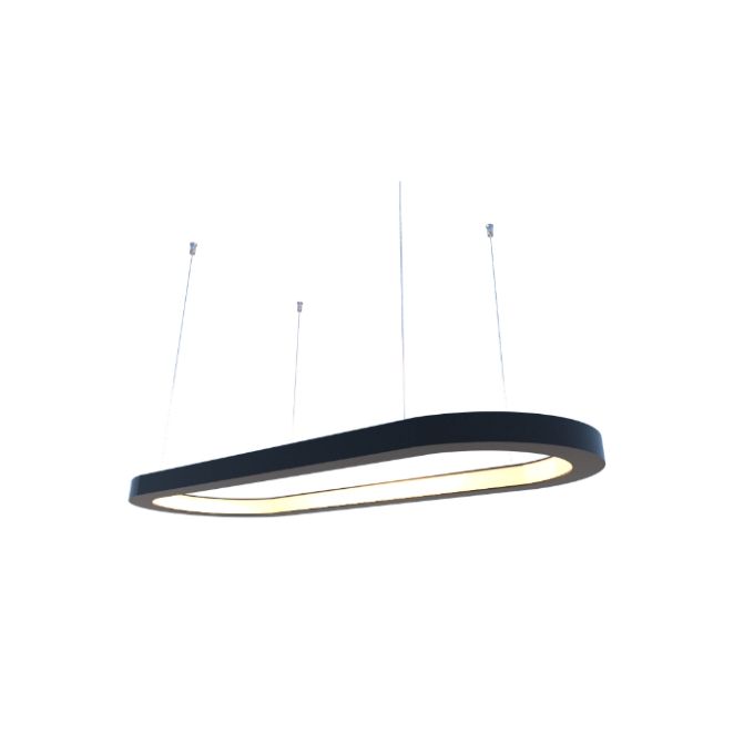Pendente Fox Lustres Led Madeira 36 watts 3000K 800x320x40mm 887