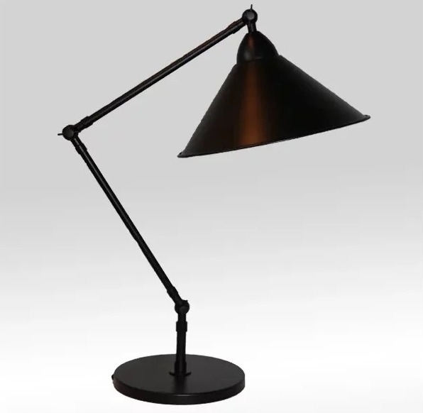 Abajur Golden Art Baboo 2 Articulações Braço de 300mm 1L E27 700mm M1060-30-411PI