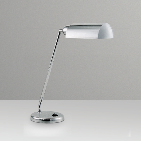 Luminária de Mesa Golden Art Desk Haste Inclinada 400mm 1L E27 M683PI