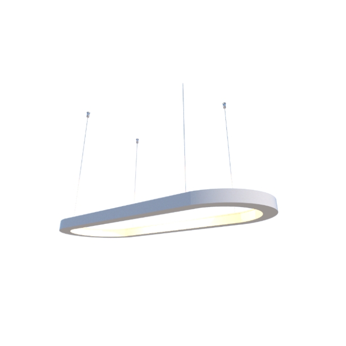 Pendente Fox Lustres Led Madeira 47 watts 3000K 1000x400x40mm 889