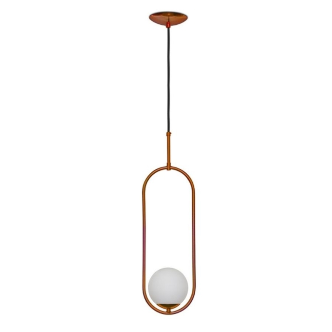 Pendente Spotline Pendulo Globo Ø120mm 1L G9 120X150X550mm 778/1 