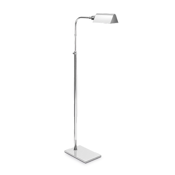 Coluna Golden Art Vittoria Telescópica Base Retangular 1L E27 1450mm C205PI