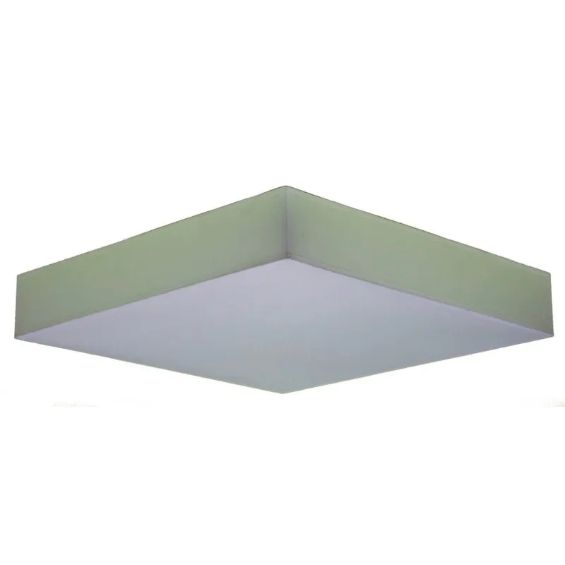 Plafon Golden Art Quadrado Tecido 4L E27 450x450x100mm T4545PI