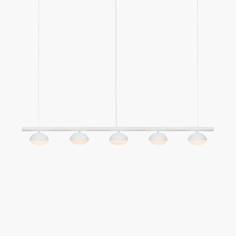Pendente Golden Art Avelã Vertical 5 Led 3 Watts 3000K Bivolt 1200mm T1800-5PI