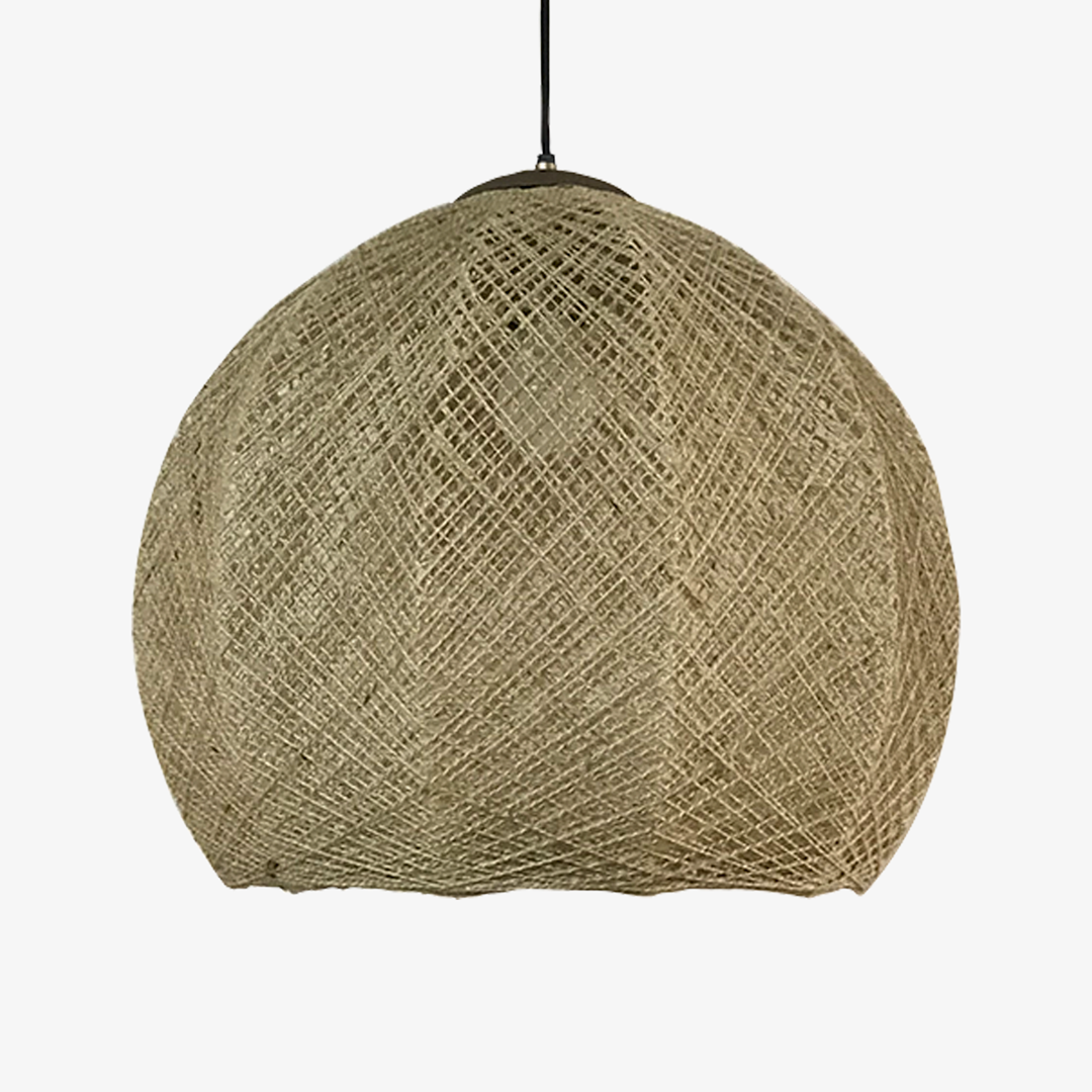 Pendente Golden Art String Barbante Resinado 1L E27 Ø470x420mm T2680