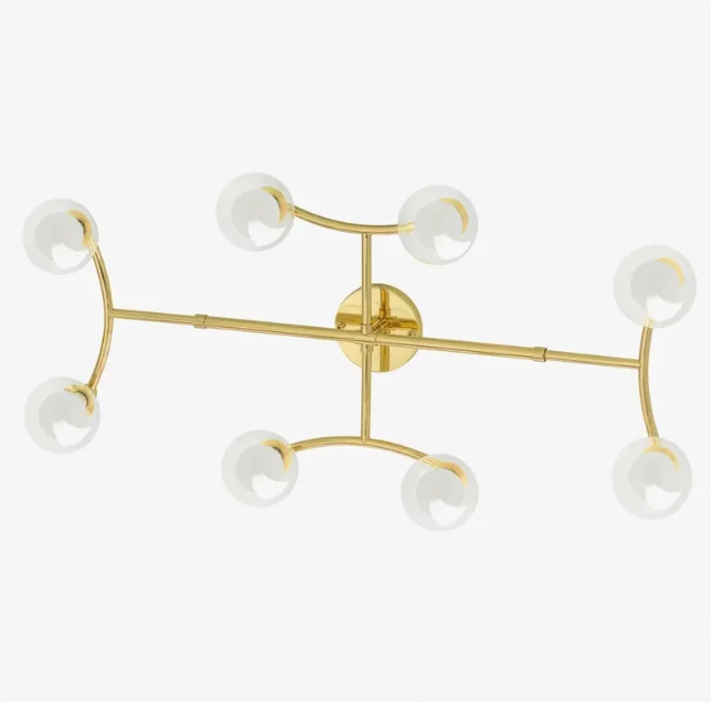 Arandela Golden Art Grapp 8L G9 920x480mm P2820-8PI