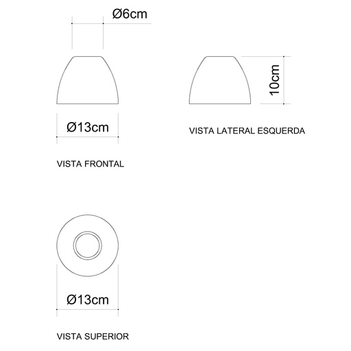 Arandela Golden Art Volts Telescópica 1L E27 660mm P668PI