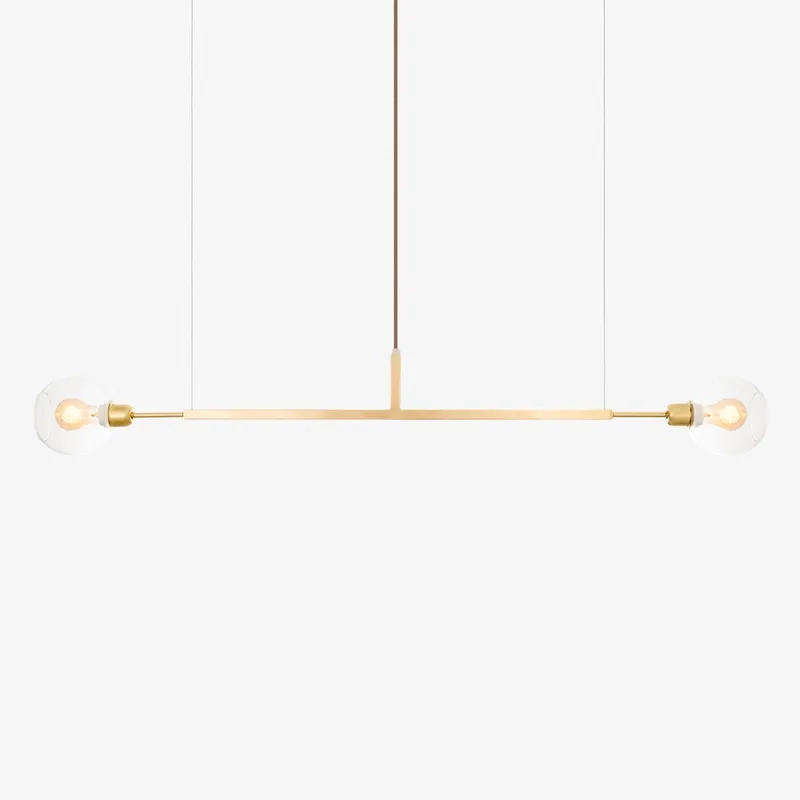 Lustre Golden Art Due 100 Horizontal 2L E27 1300mm T22100PI