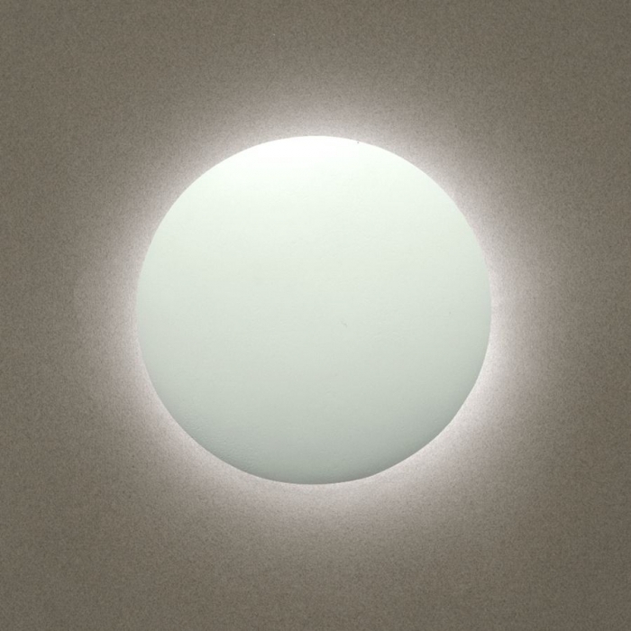 Arandela Madelustre Eclipse Madeira 9 watts 2700K Bivolt Ø190mm 2993