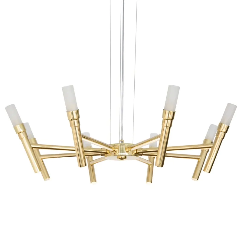 Lustre Golden Art Montana 8 Braços 8L G9 Ø600mm T1072-8PI