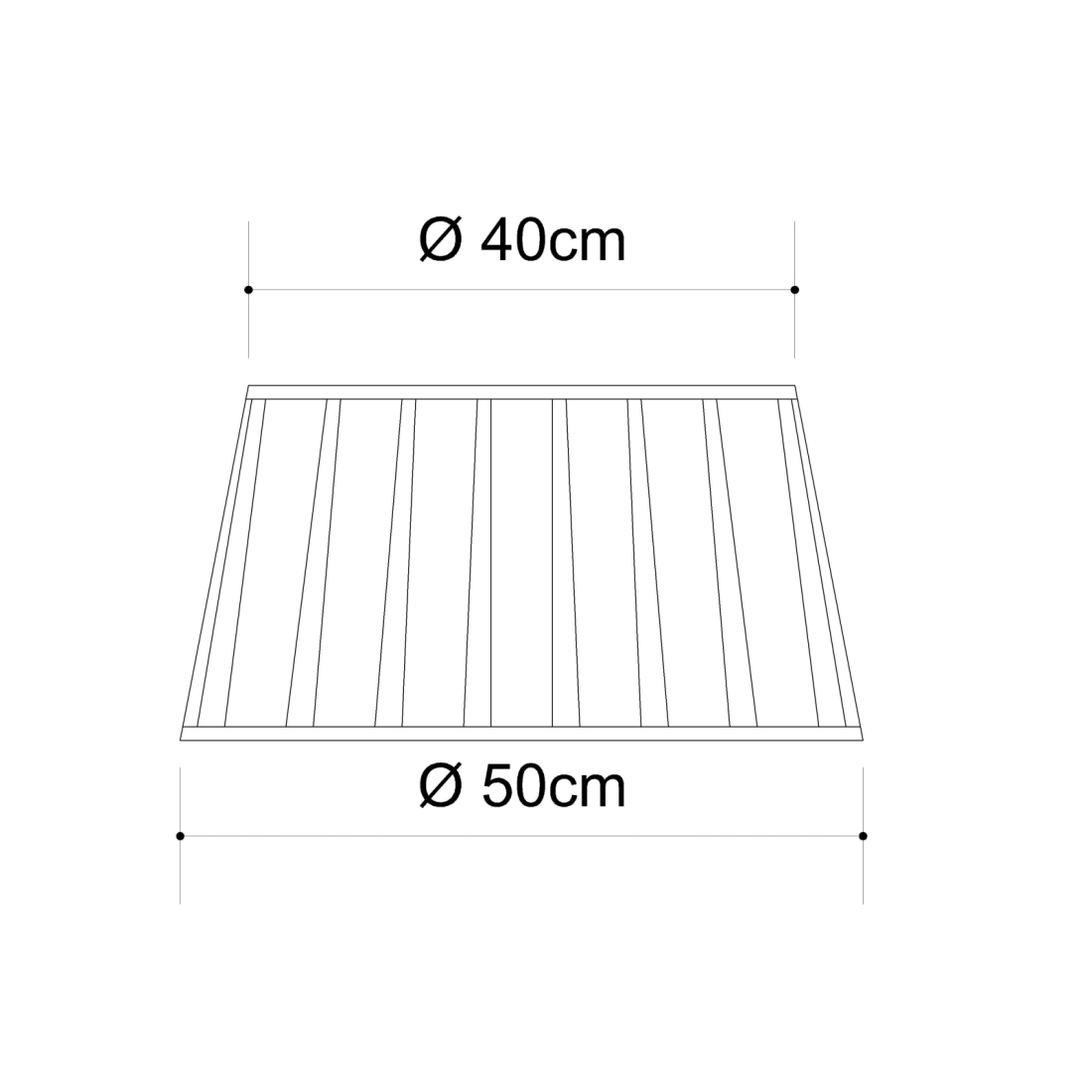 Pendente Golden Art Seda Pregueada 3L E27 Ø500x260mm T971PI