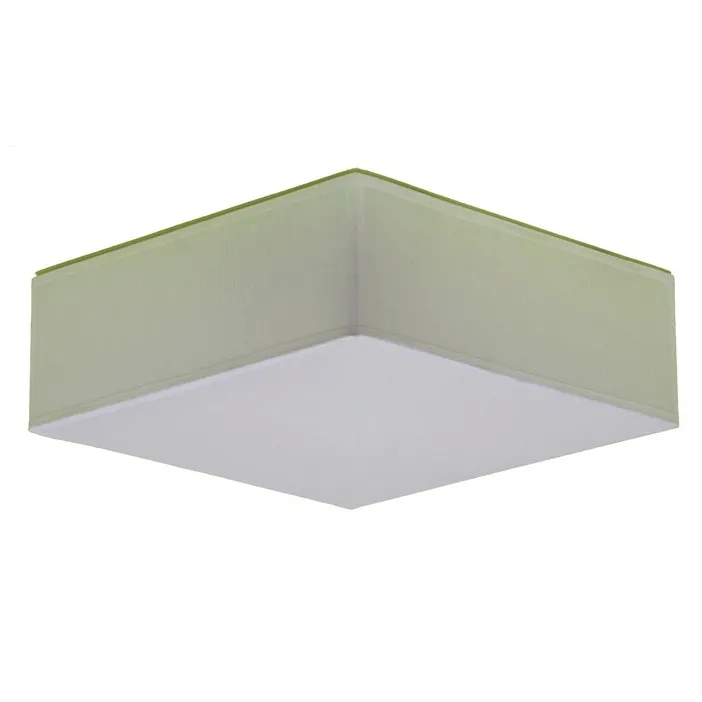 Plafon Golden Art Quadrado Tecido 2L E27 300x300mm T3030PI