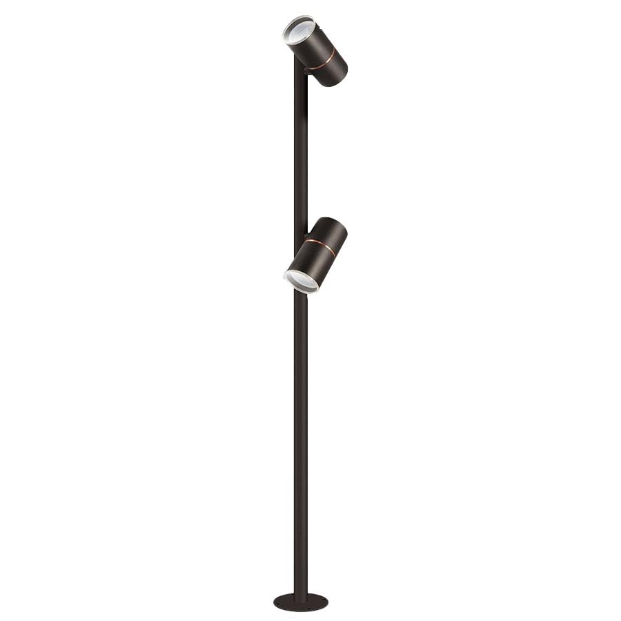 Poste Balizador TKS Pipe Dicro Fort Duplo Movel 2L Dicroica MR16 100x320x1000mm 1380