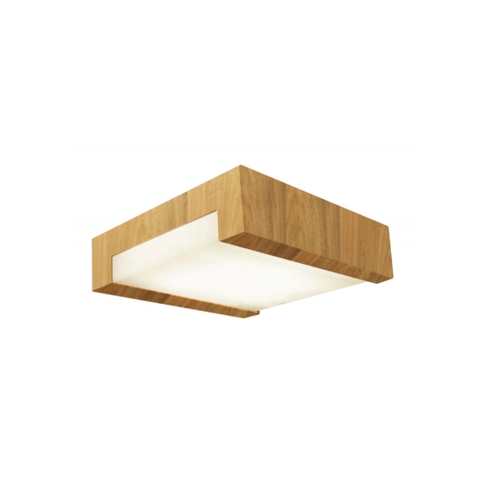 Plafon Fox Lustres Clean Madeira e Acrílico 4L E27 150x500x500mm P07-C