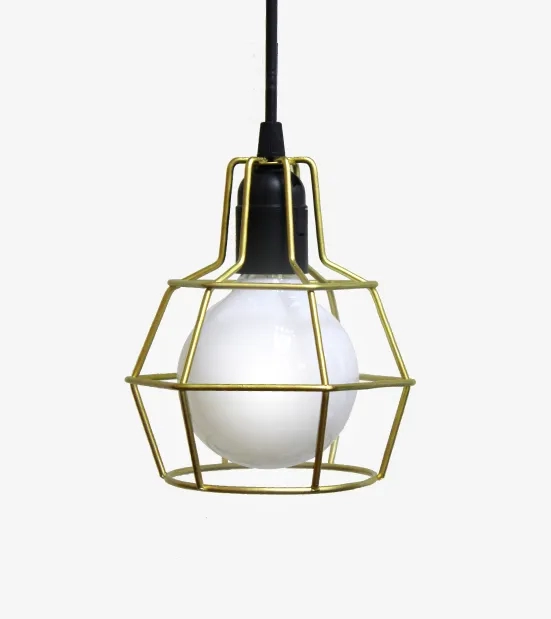 Pendente Golden Art Pucon Aramado 1L E27 170mm T203-1PI